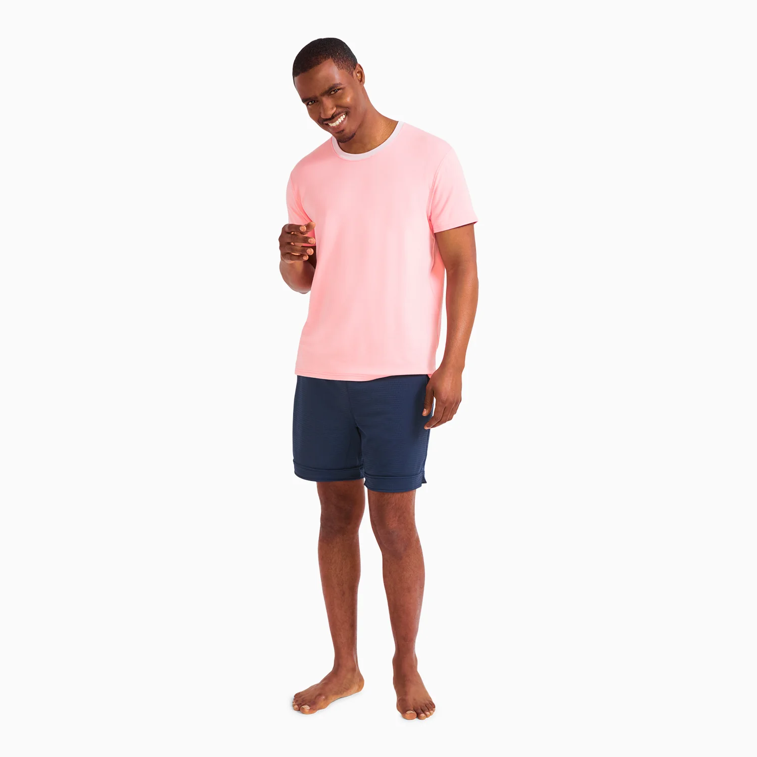 Navy SoftStretch Jambys Basketball Shorts - Image 4