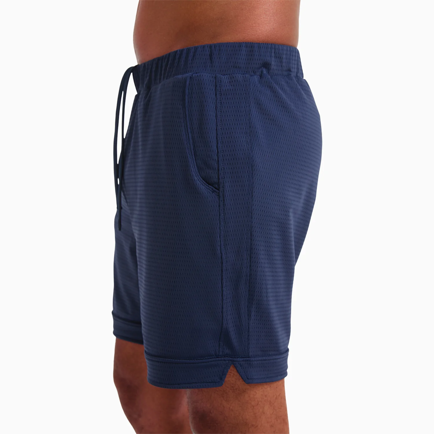 Navy SoftStretch Jambys Basketball Shorts - Image 7