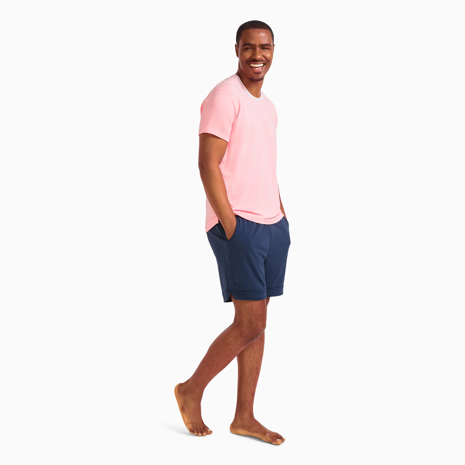 Navy SoftStretch Jambys Basketball Shorts - Image 8
